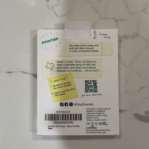 Smartish Wallet for MagSafe iPhones - Side Hustle - Slim Detachable - Picture 2 of 6